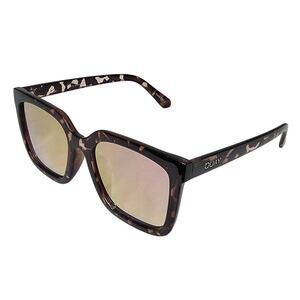 QUAY AUSTRALIA – GENESIS MIRRORED SUNGLASSES – TORT / ROSE LENS – CAT.3